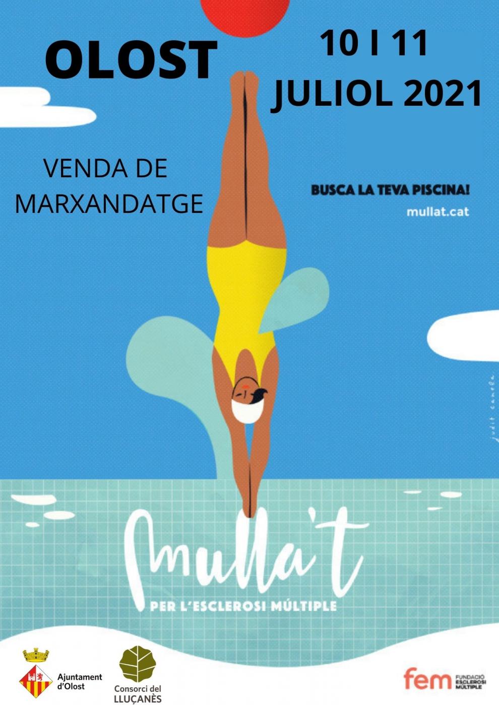 Mulla't per l'Esclerosi Múltiple a la piscina d'Olost